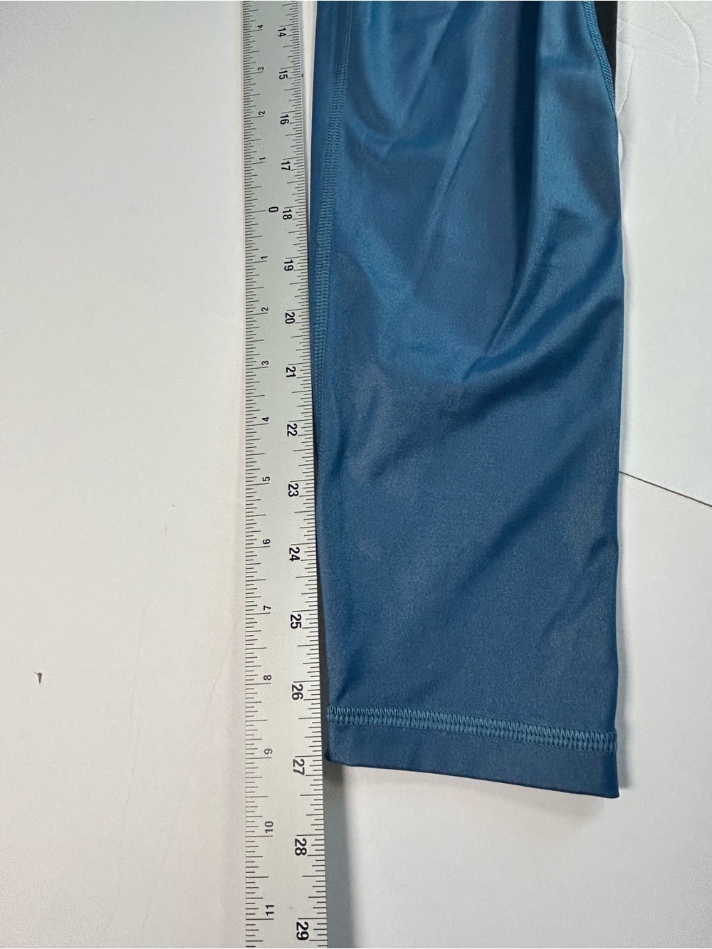 Victoria's Secret Sport Knockout Leggings  Teal Blue Shimmer - Picture 8 of 8